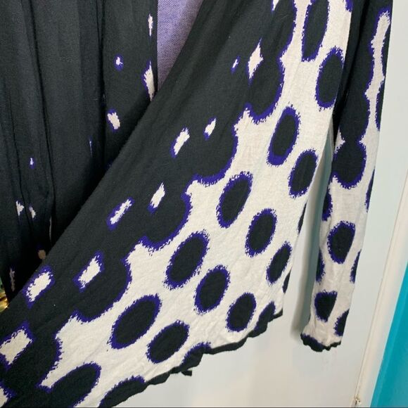 Soma amazingly soft printed waterfall style cardigan - Picture 5 of 6